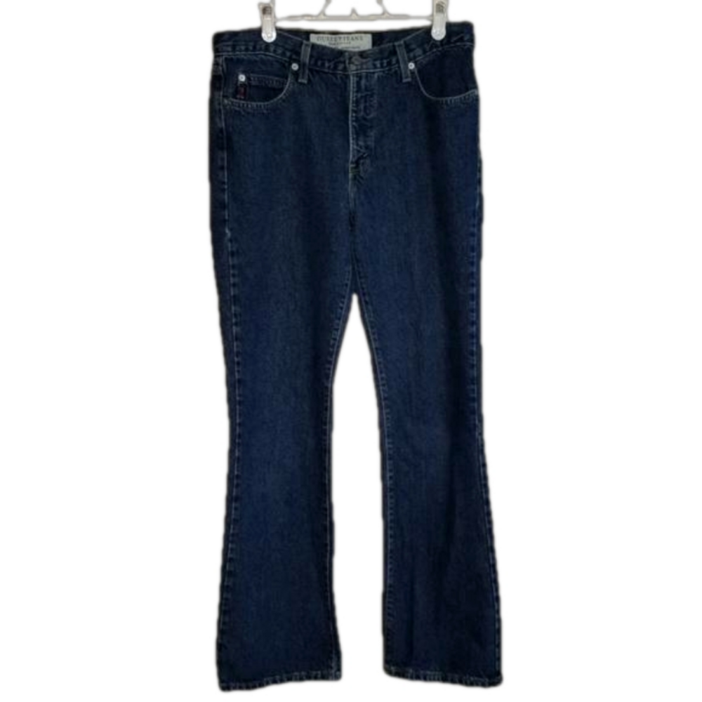 Guess Vintage Blue Jeans Straight Leg Label Reads Size 31 Style 704800